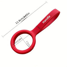 Load image into Gallery viewer, Black pink Easy and Convenient Durable Simple Silicone Bottle Holder