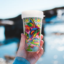 Load image into Gallery viewer, Diamond Painting Teacup DIY Water Cup With Diamond Art Painting,Handmade Crystal Embroidery Water Bottle Gift for Girls,Friends Family Grilfriend