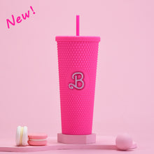 Load image into Gallery viewer, 700ml barbie style studded tumbler
