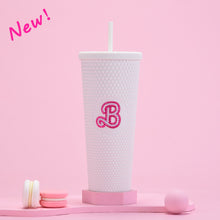 Load image into Gallery viewer, 700ml barbie style studded tumbler