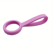 Load image into Gallery viewer, Black pink Easy and Convenient Durable Simple Silicone Bottle Holder
