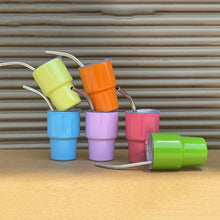 Load image into Gallery viewer, 2oz Mini Tumbler Shot Glass with Straw