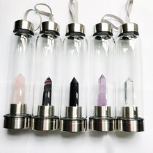 Load image into Gallery viewer, Crystal water bottle