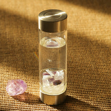 Load image into Gallery viewer, Sagittarius lucky smaller crystal water bottle