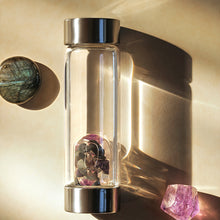 Load image into Gallery viewer, Aquarius lucky smaller crystal water bottle