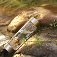 Load image into Gallery viewer, Gemini lucky smaller crystal water bottle