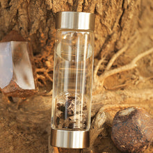 Load image into Gallery viewer, Capricorn lucky smaller crystal water bottle