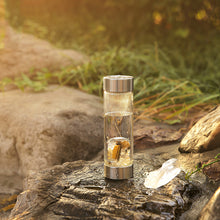 Load image into Gallery viewer, Gemini lucky smaller crystal water bottle