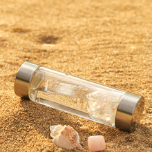 Load image into Gallery viewer, Pisces lucky smaller crystal water bottle