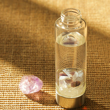 Load image into Gallery viewer, Sagittarius lucky smaller crystal water bottle