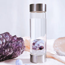 Load image into Gallery viewer, Sagittarius lucky smaller crystal water bottle
