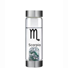 Load image into Gallery viewer, scorpio lucky smaller crystal water bottle