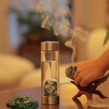 Load image into Gallery viewer, scorpio lucky smaller crystal water bottle