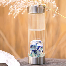 Load image into Gallery viewer, virgo lucky smaller crystal water bottle