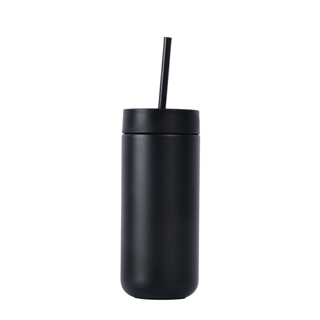16oz Double Wall Stainless Steel Insulated Tumbler with Straw - Portable Car Cup（副本）