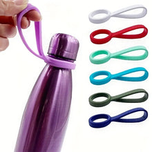 Load image into Gallery viewer, Black pink Easy and Convenient Durable Simple Silicone Bottle Holder
