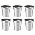 480ml Reusable Aluminum Party Cup – Lightweight Metal Cup for Beer, Coffee & Cold Drinks