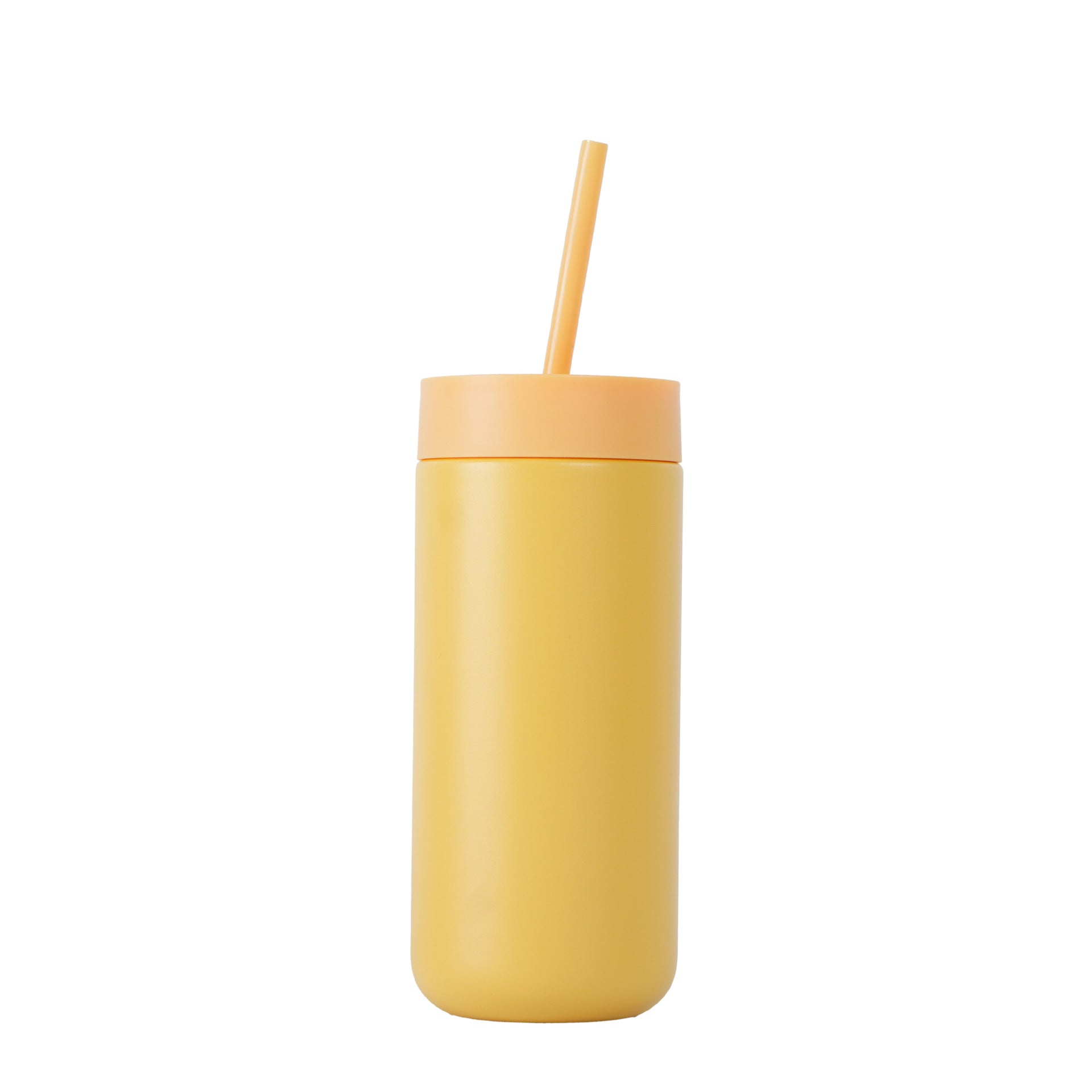 16oz Double Wall Stainless Steel Insulated Tumbler with Straw - Portable Car Cup（副本）