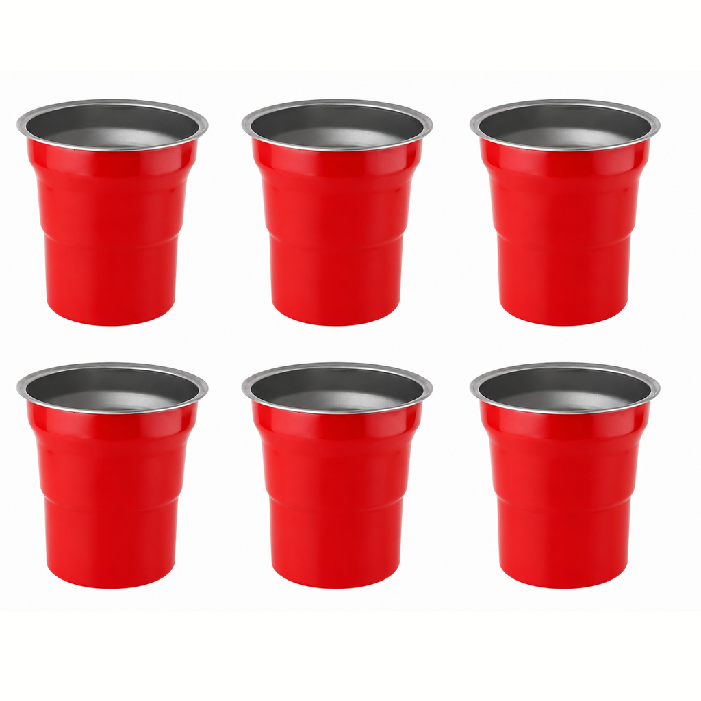 480ml Reusable Aluminum Party Cup – Lightweight Metal Cup for Beer, Coffee & Cold Drinks