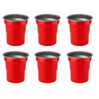 480ml Reusable Aluminum Party Cup – Lightweight Metal Cup for Beer, Coffee & Cold Drinks
