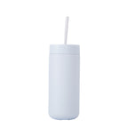 16oz Double Wall Stainless Steel Insulated Tumbler with Straw - Portable Car Cup（副本）