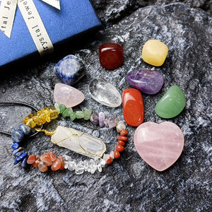 Natural Healing Crystal Gift Set