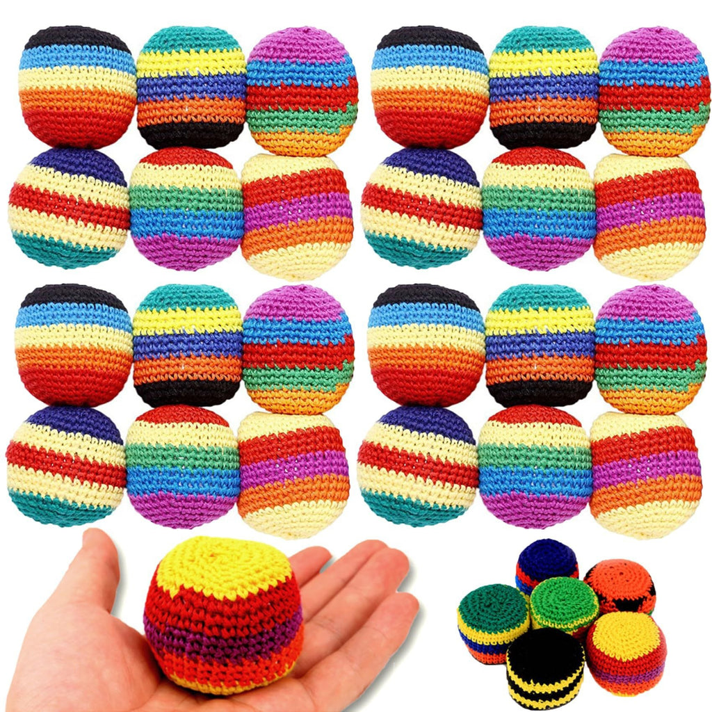 Hacky Sacks Knitted Hackys Bag Set 6/12/24 PCS