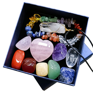 Natural Healing Crystal Gift Set