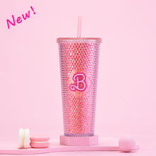 Load image into Gallery viewer, 700ml barbie style studded tumbler
