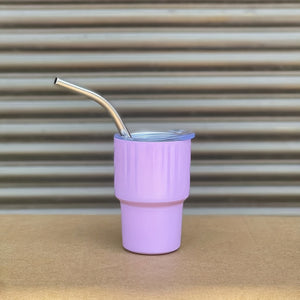 2oz Mini Tumbler Shot Glass with Straw