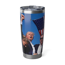 Load image into Gallery viewer, Trump Got Shot and is Victorious Coffee tumbler-20oz
