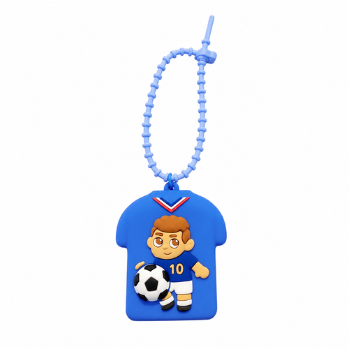 4pcs Slow-Rise Soft Soccer keychain Set