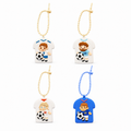 4pcs Slow-Rise Soft Soccer keychain Set