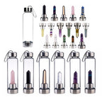 Natural Elixir Quartz Crystal Water Bottle