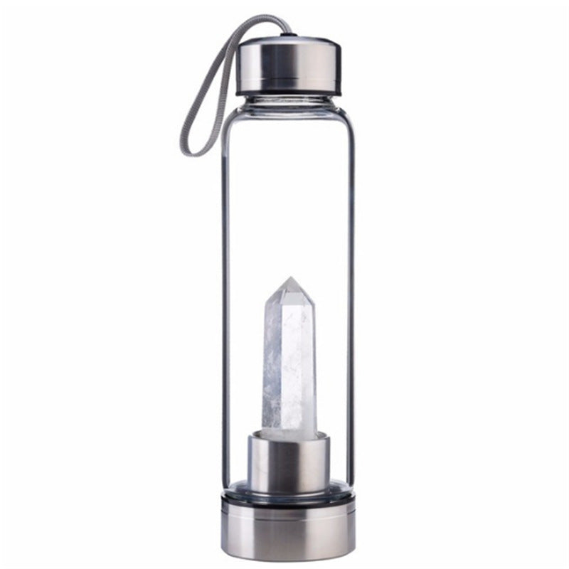 Natural Elixir Quartz Crystal Water Bottle