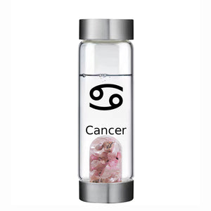 Cancer lucky smaller crystal water bottle