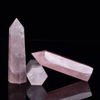 Rose Quartz Crystal Water Bottle