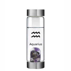 Aquarius  lucky smaller crystal water bottle