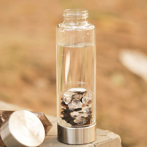 Capricorn lucky smaller crystal water bottle