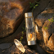 Load image into Gallery viewer, Gemini lucky smaller crystal water bottle
