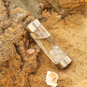 Pisces  lucky smaller crystal water bottle