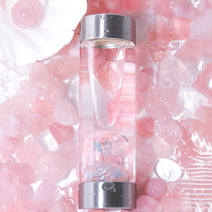 Pisces  lucky smaller crystal water bottle