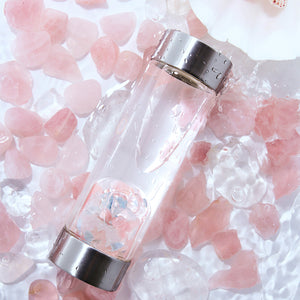 Pisces  lucky smaller crystal water bottle