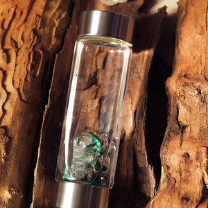 scorpio lucky smaller crystal water bottle