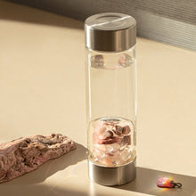 Load image into Gallery viewer, Cancer lucky smaller crystal water bottle
