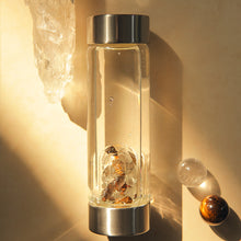 Load image into Gallery viewer, Taurus lucky smaller crystal water bottle
