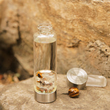 Load image into Gallery viewer, Taurus lucky smaller crystal water bottle
